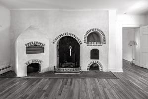 Rebuilt hearth and ovens